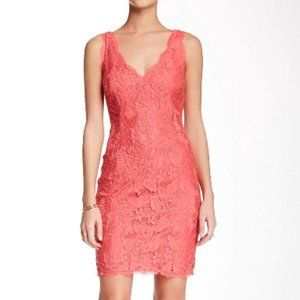 Adrianna Papell - Floral Lace V-Neck - Sz 4